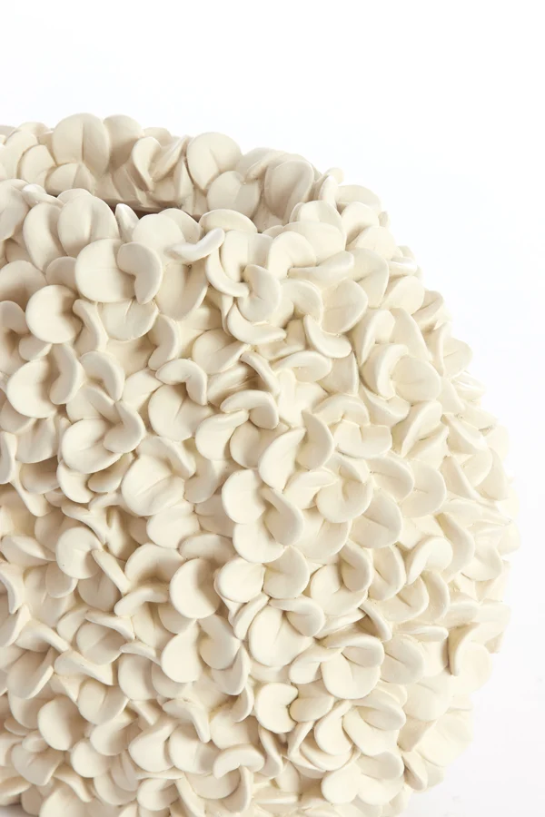 Vase deco 52x23x46,5 cm PHYLIA cream