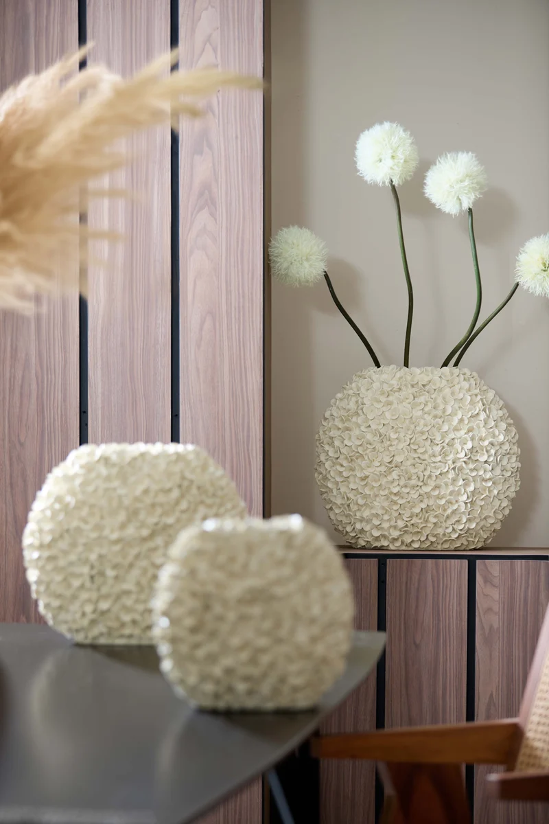 Vase deco 52x23x46,5 cm PHYLIA cream