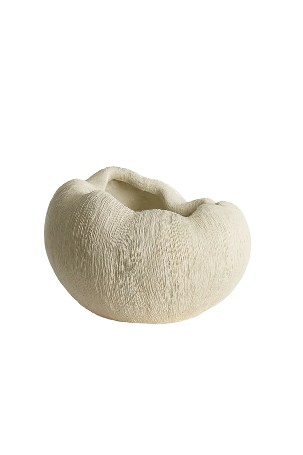 Vase deco 52,5x42,5x34 cm DENISA cream