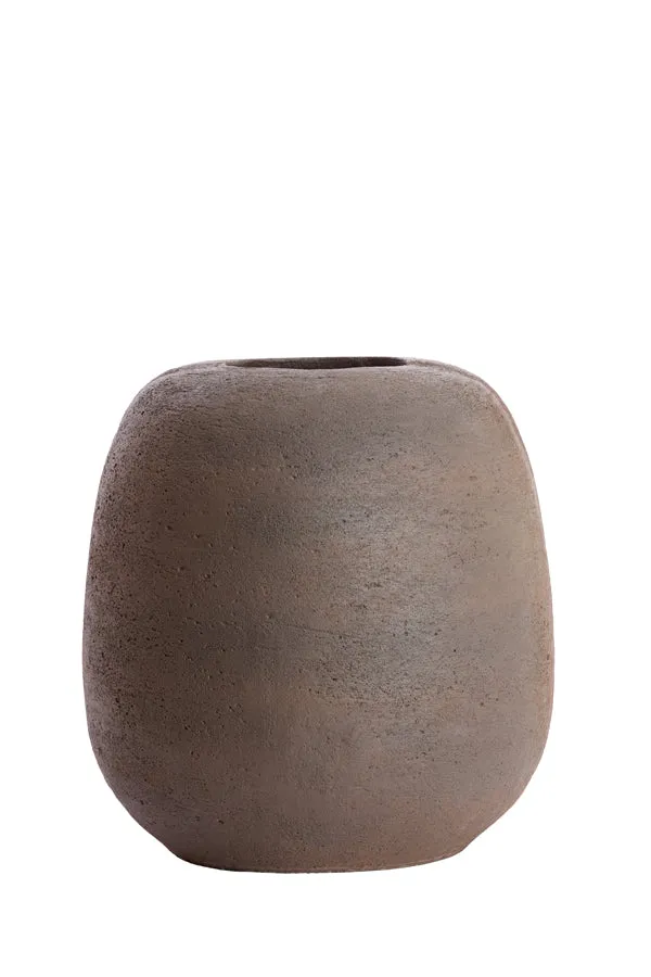 Vase deco 51x52 cm ASTREA dark brown