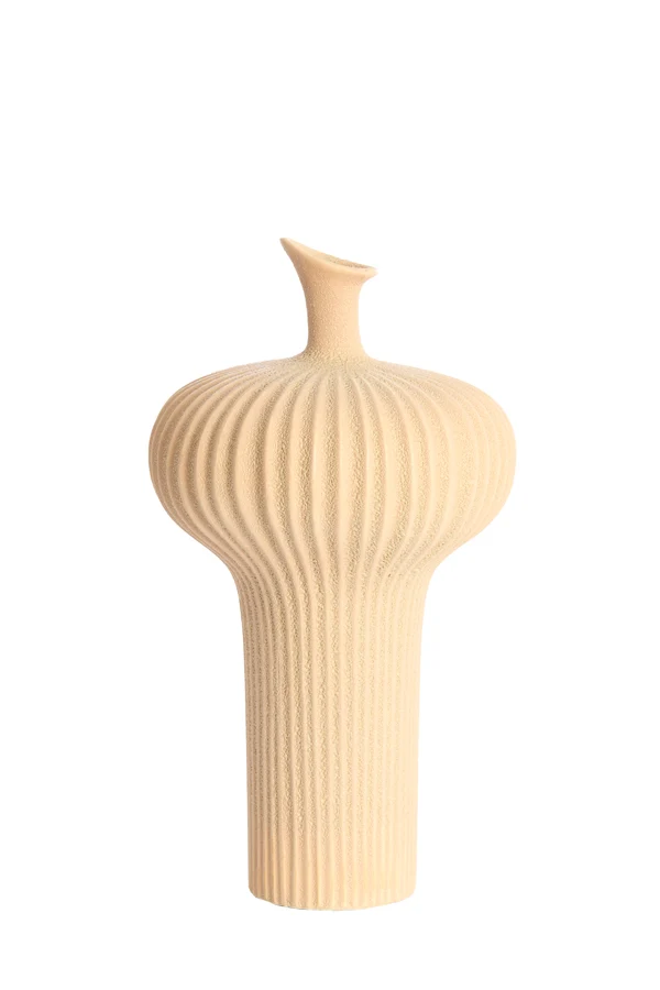 Vase deco 23,5x42,5 cm NEVANO matt peach