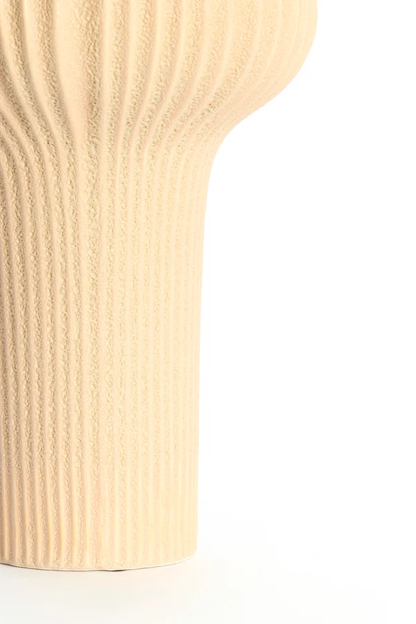 Vase deco 23,5x42,5 cm NEVANO matt peach