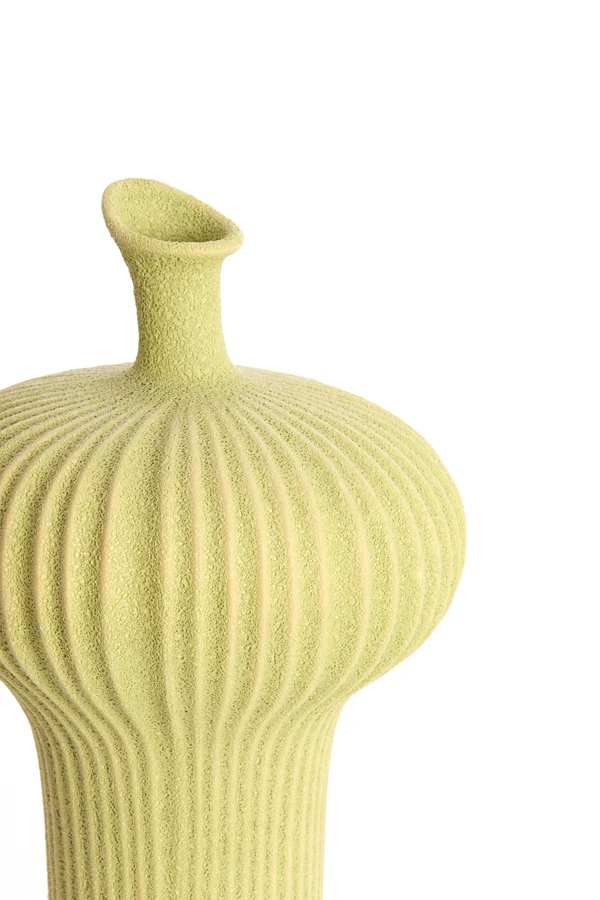 Vase deco 23,5x42,5 cm NEVANO matt green