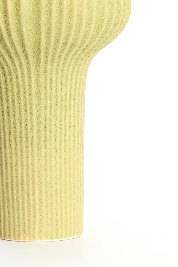 Vase deco 23,5x42,5 cm NEVANO matt green