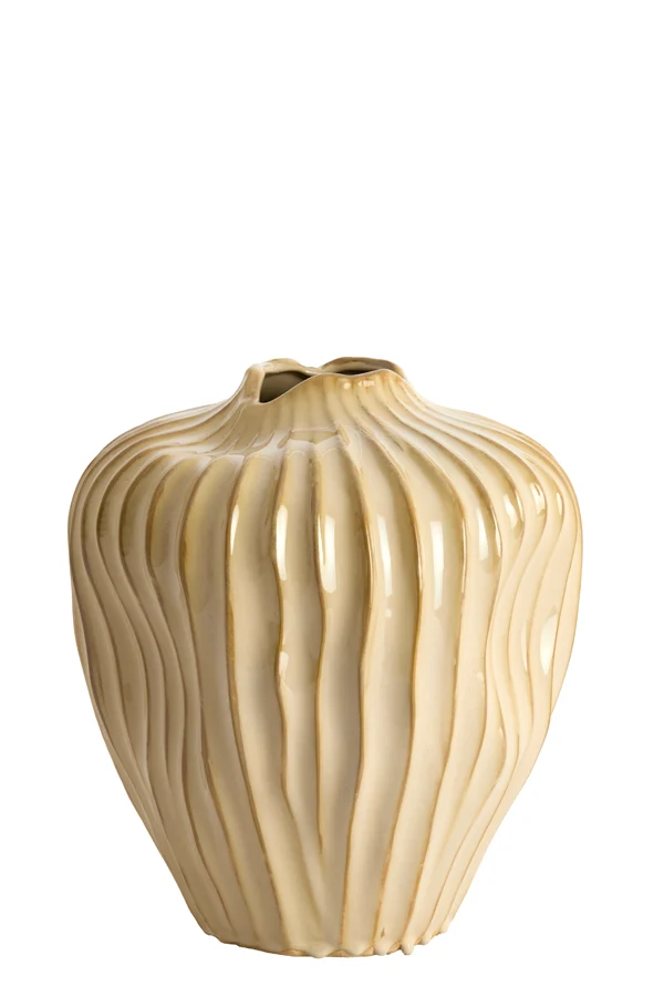 Vase deco 26x40 cm VECHHIA ceramics light brown