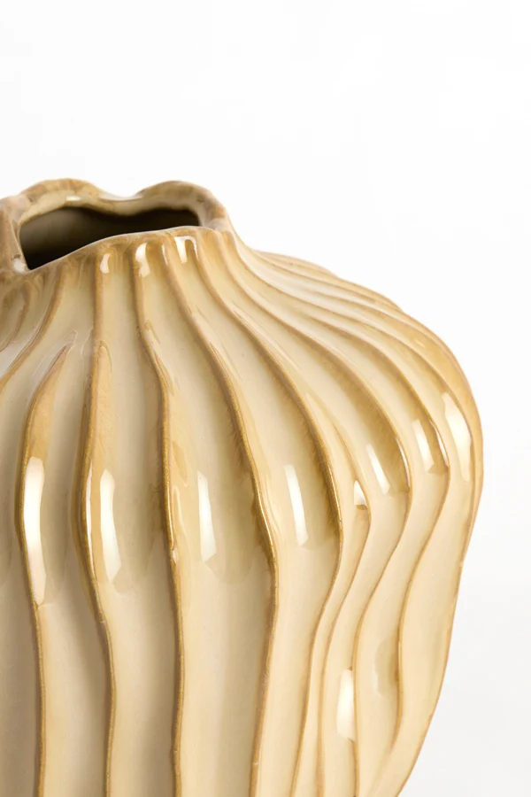 Vase deco 26x40 cm VECHHIA ceramics light brown