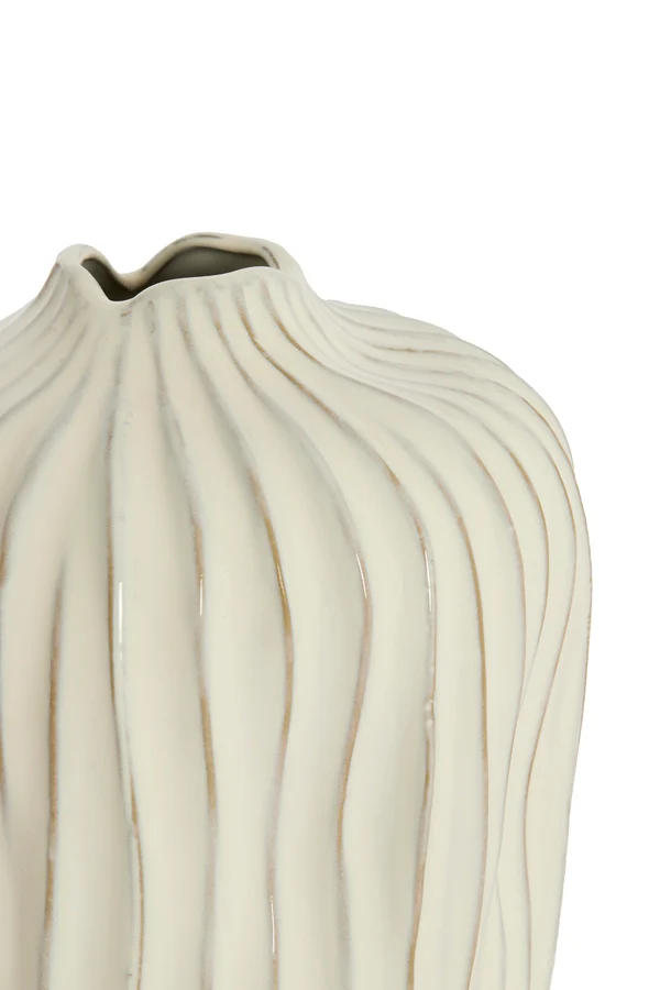 Vase deco 26x40 cm VECHHIA ceramics cream