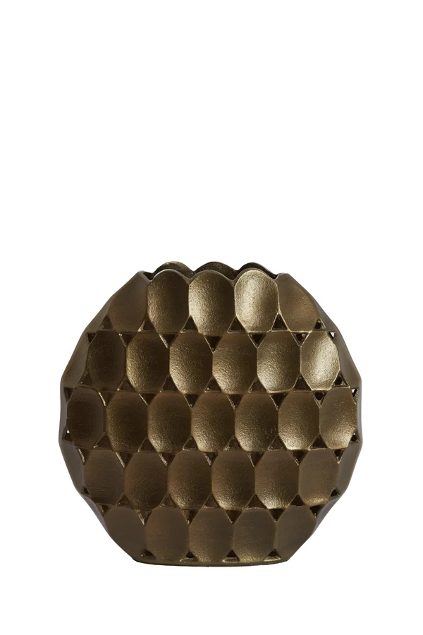 Vase deco 32x9x33 cm ORLAN gold