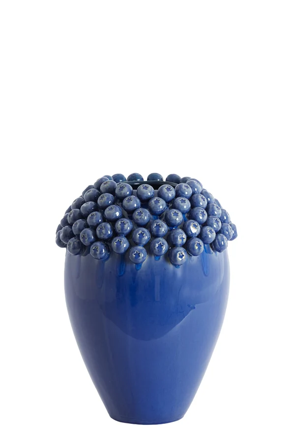 Vase deco 32x43,5 cm LOVRO ceramics dark blue
