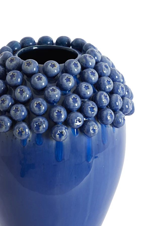 Vase deco 32x43,5 cm LOVRO ceramics dark blue