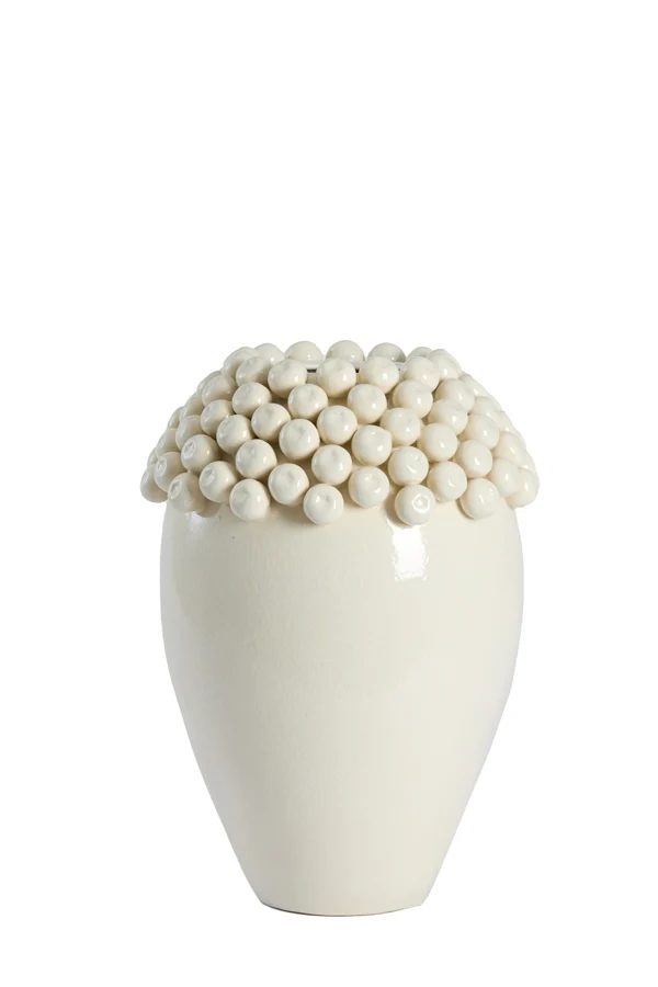 Vase deco 32x43,5 cm LOVRO ceramics cream