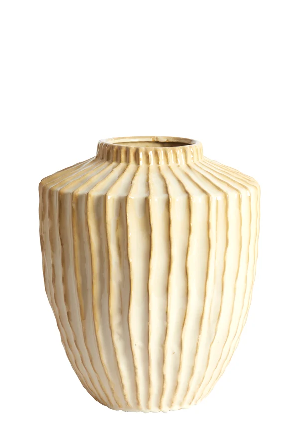 Vase deco 32x40 cm TALEA ceramics sand-beige