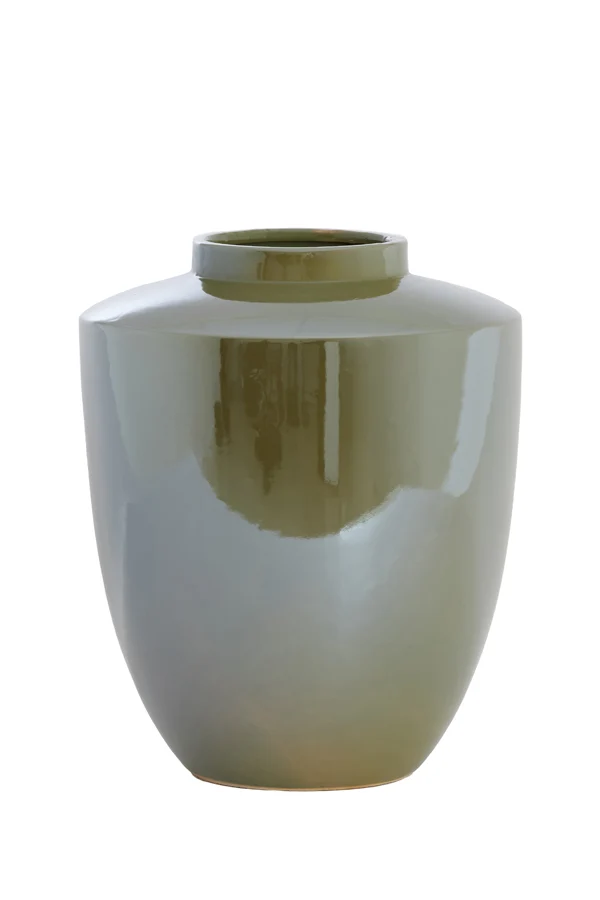 Vase deco 32x40 cm TALEA ceramics oil light green