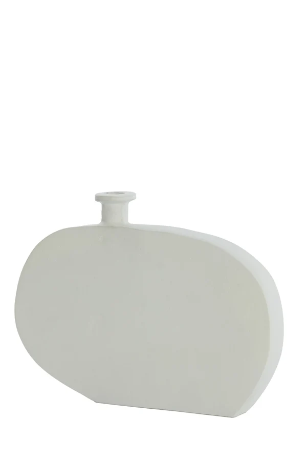 Vase deco 32x3,5x30 cm OBIDA cream