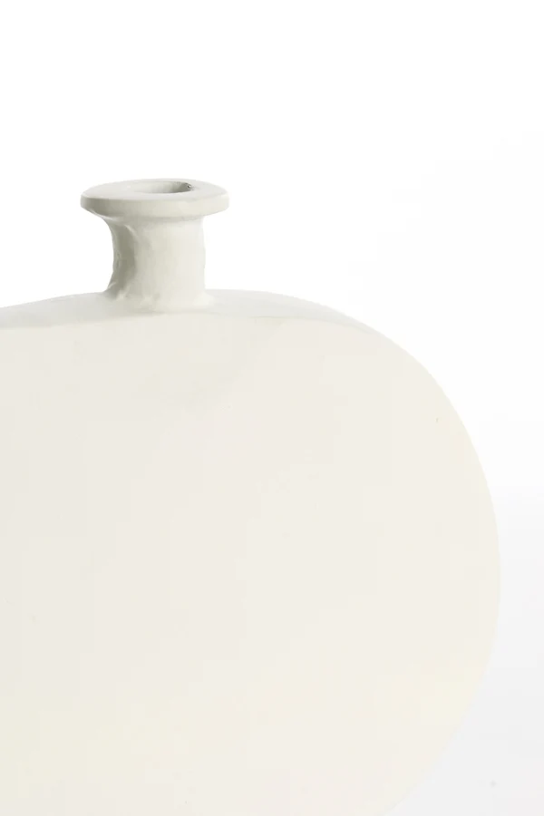 Vase deco 32x3,5x30 cm OBIDA cream