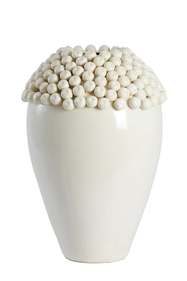 Vase deco 39,5x57 cm LOVRO ceramics cream