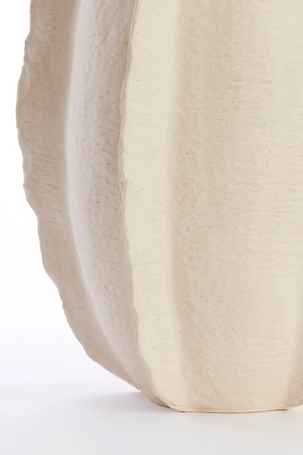 Vase deco 37x36x66,5 cm KELAPA ceramics cream