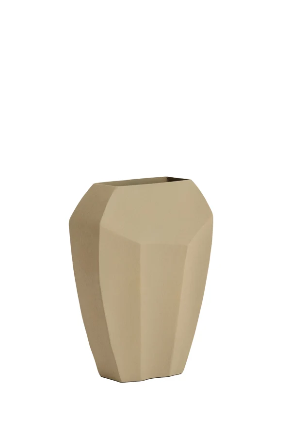 vase deco 25x11x34 cm CORDOBA matt brown-grey