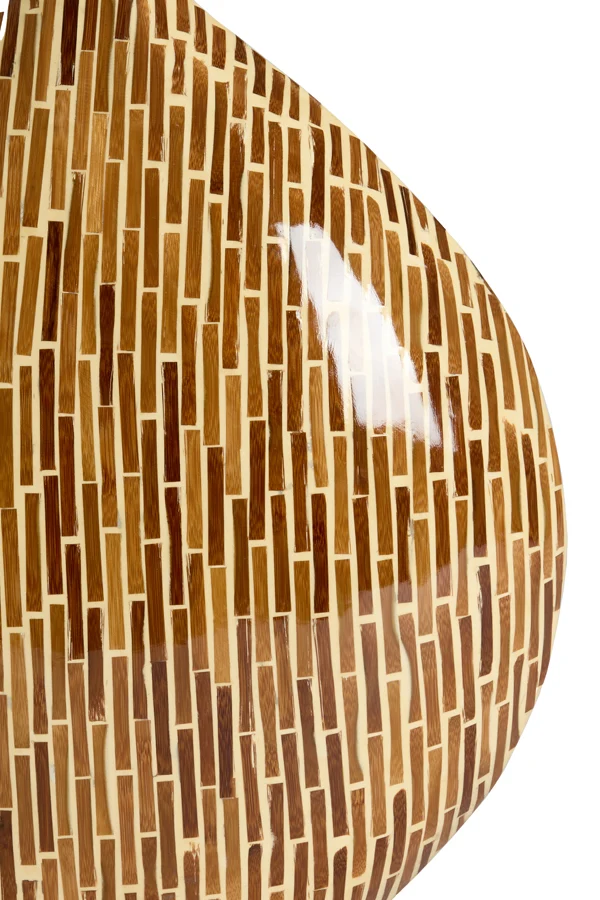 Vase deco 25x11x32 cm LORCA bamboo brown