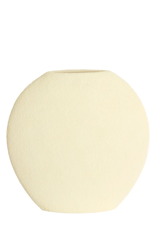 Vase deco 51x14x50 cm RENDA cream