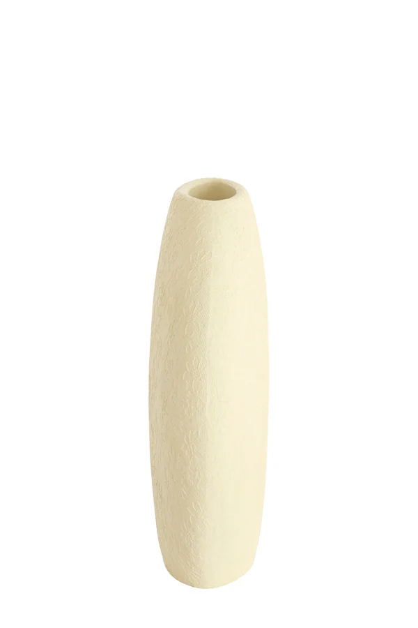 Vase deco 51x14x50 cm RENDA cream