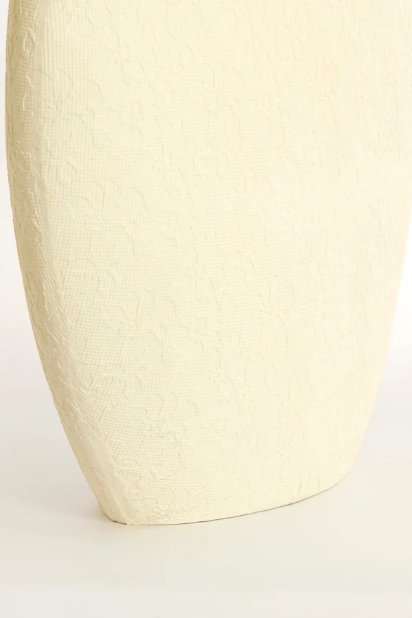Vase deco 51x14x50 cm RENDA cream