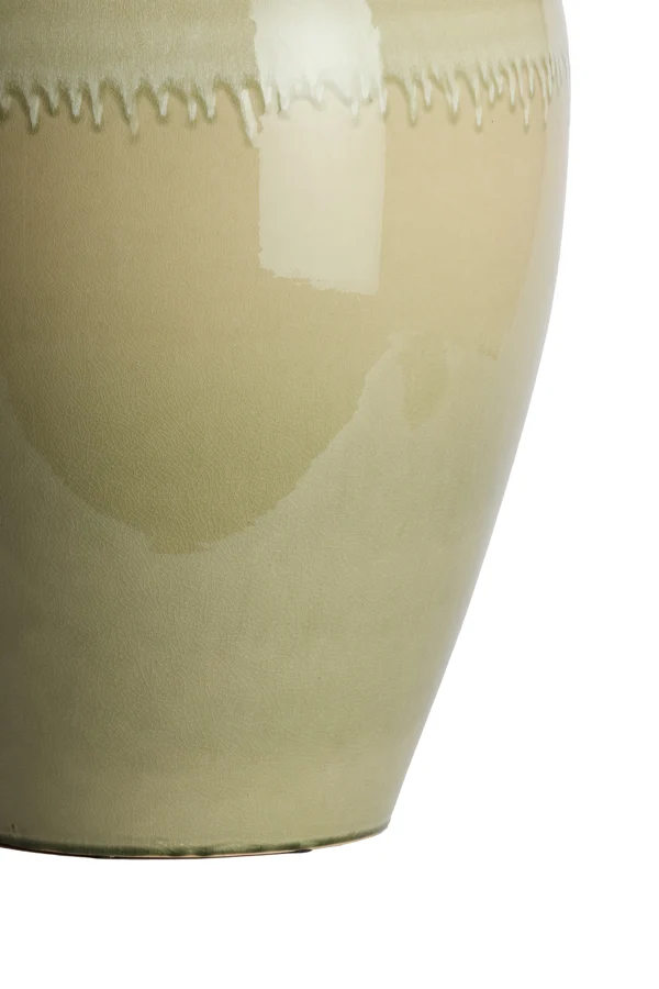 Vase deco 50x64 cm VALERIA ceramics light green+cream
