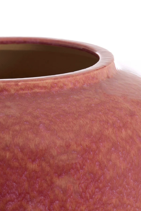 Vase deco 50x64 cm VALERIA ceramics dark pink