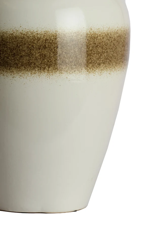 Vase deco 50x64 cm VALERIA ceramics cream+brown
