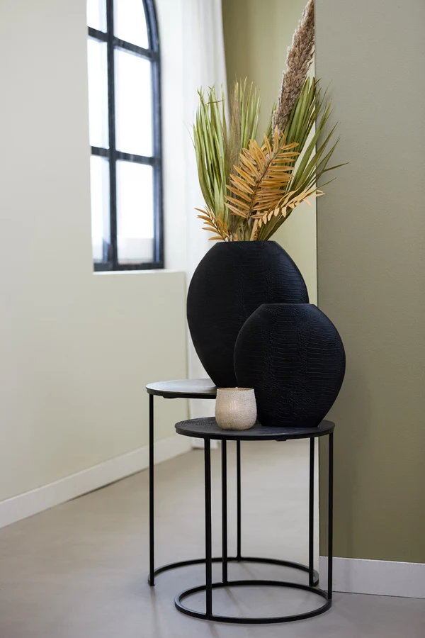 Vase deco 50x15x50 cm SKELD black