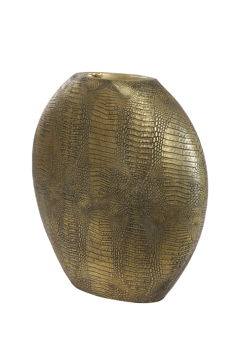 Vase deco 50x15x50 cm SKELD antique bronze
