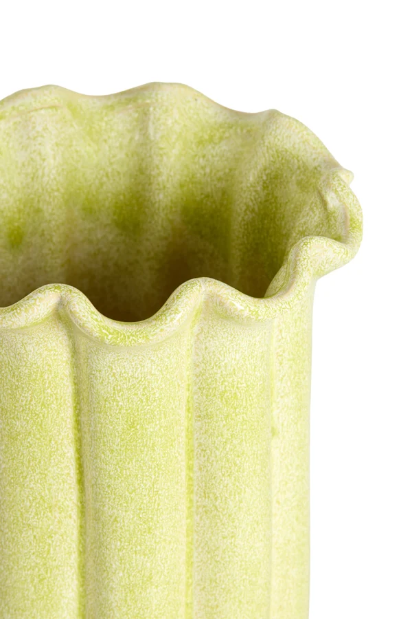 Vase deco 23,5x38 cm SEDONI ceramics light green