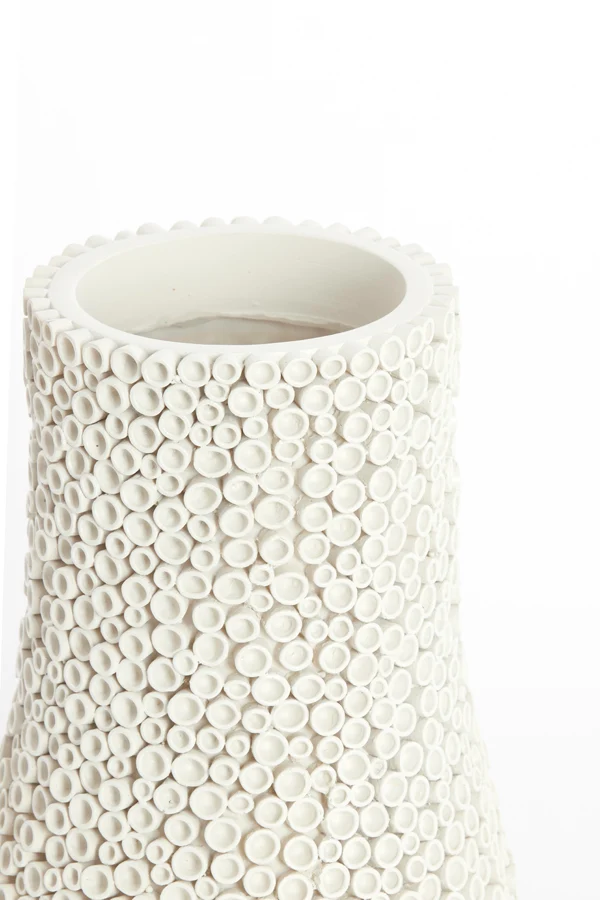 Vase deco 20x26 cm OLVERA cream