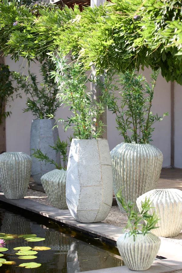 Vase deco 32x28 cm CACTI shiny mint green