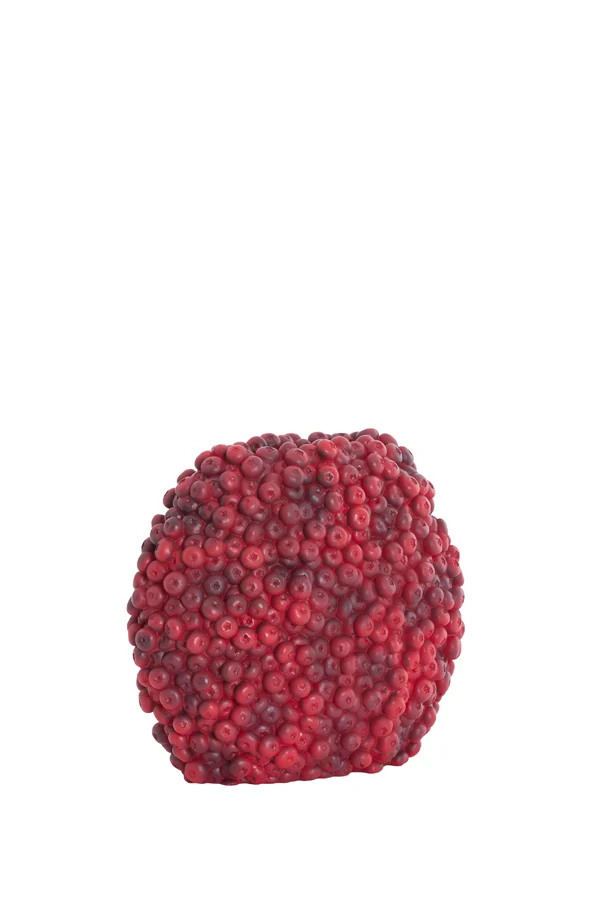 Vase deco 32x18x27,5 cm BERRIES burgundy