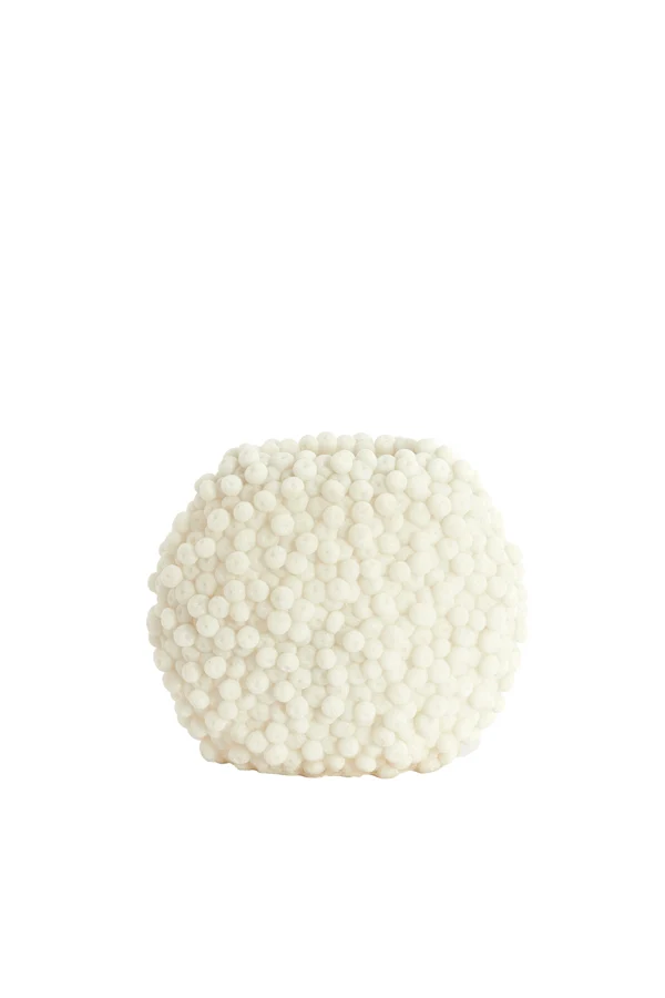 Vase deco 32x18x27,5 cm BERRIES beige