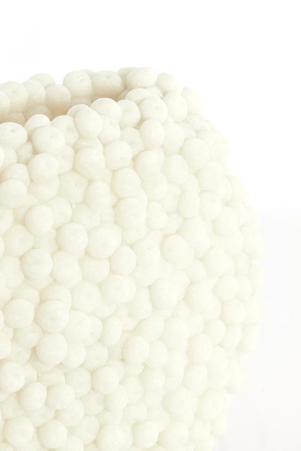 Vase deco 32x18x27,5 cm BERRIES beige