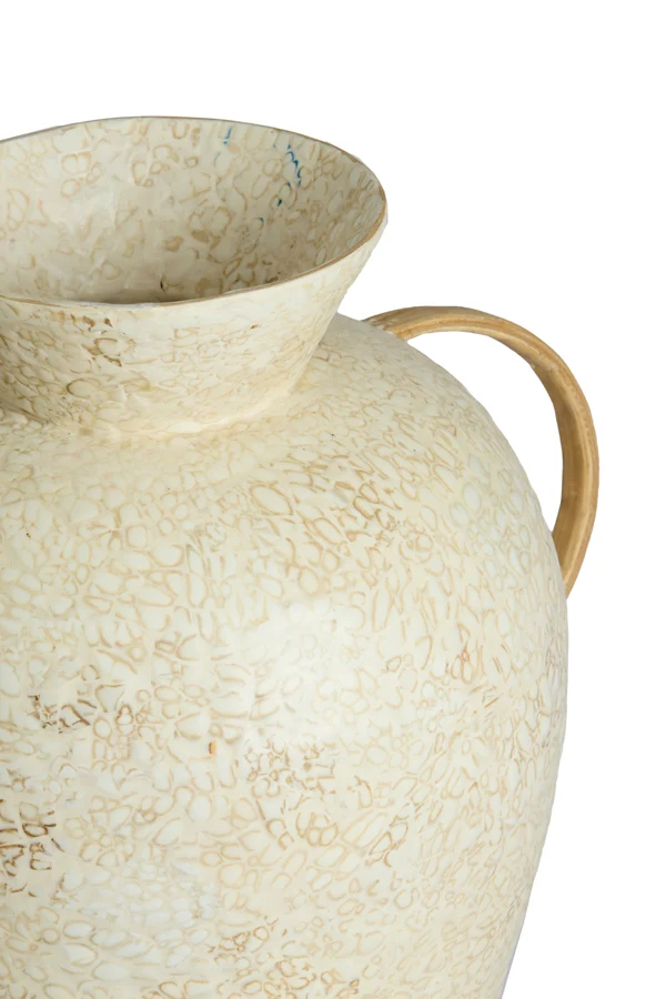 Vase deco 35x38 cm LERI bamboo cream
