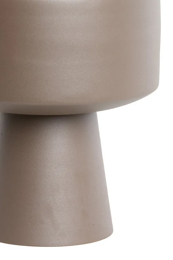 Vase deco 24x42 cm NOVALI matt brown