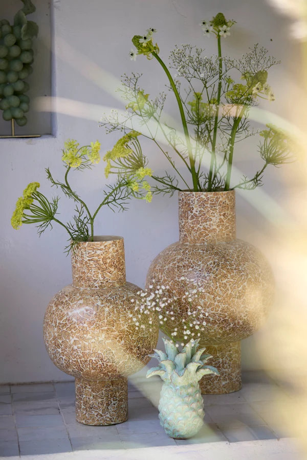 Vase deco 24x38 cm GIRONA bamboo natural