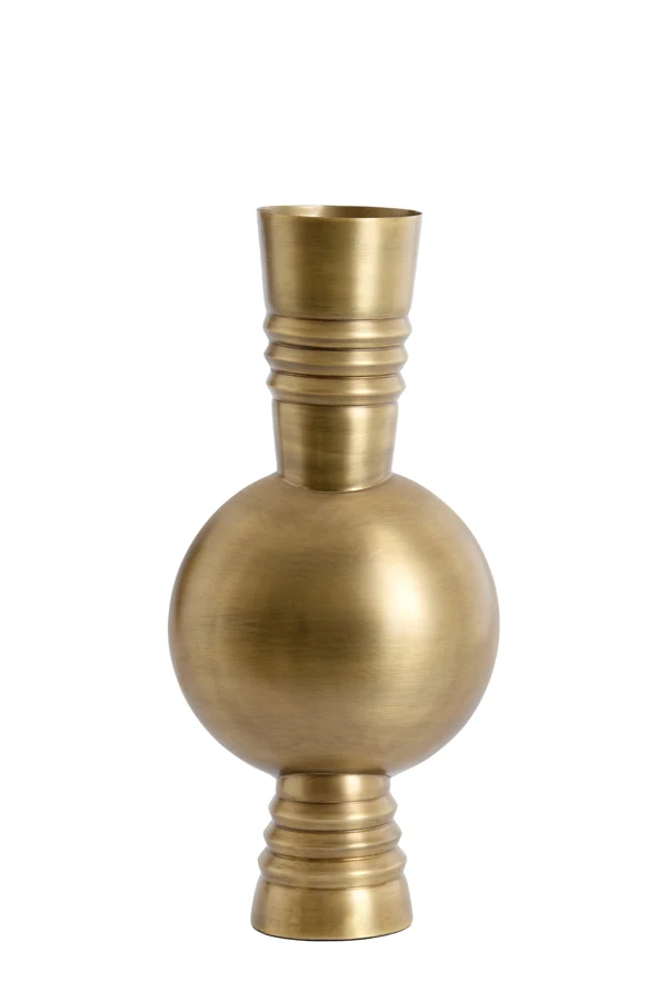 Vase deco 18x54,5 cm KAVANSI antique bronze