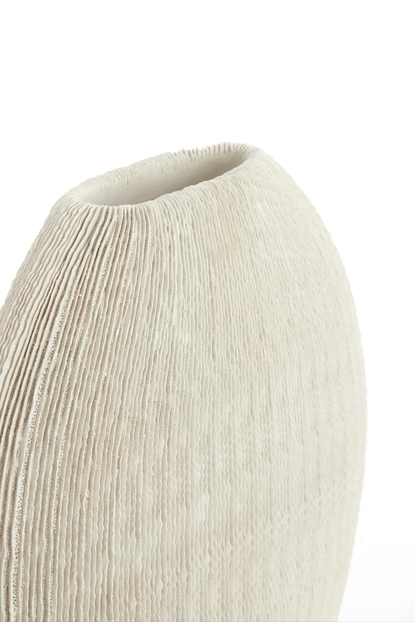 Vase deco 50x15x50 cm BUBIO cream