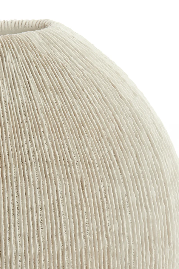 Vase deco 50x15x50 cm BUBIO cream
