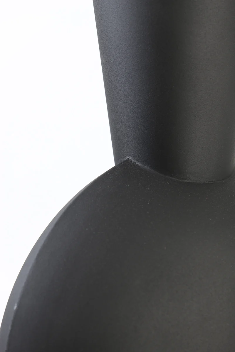 Vase deco 47x26x100 cm KAVANDU matt black