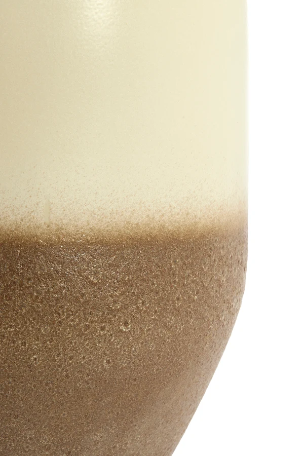 Vase deco 47,5x65 cm ISAURA ceramics cream+brown