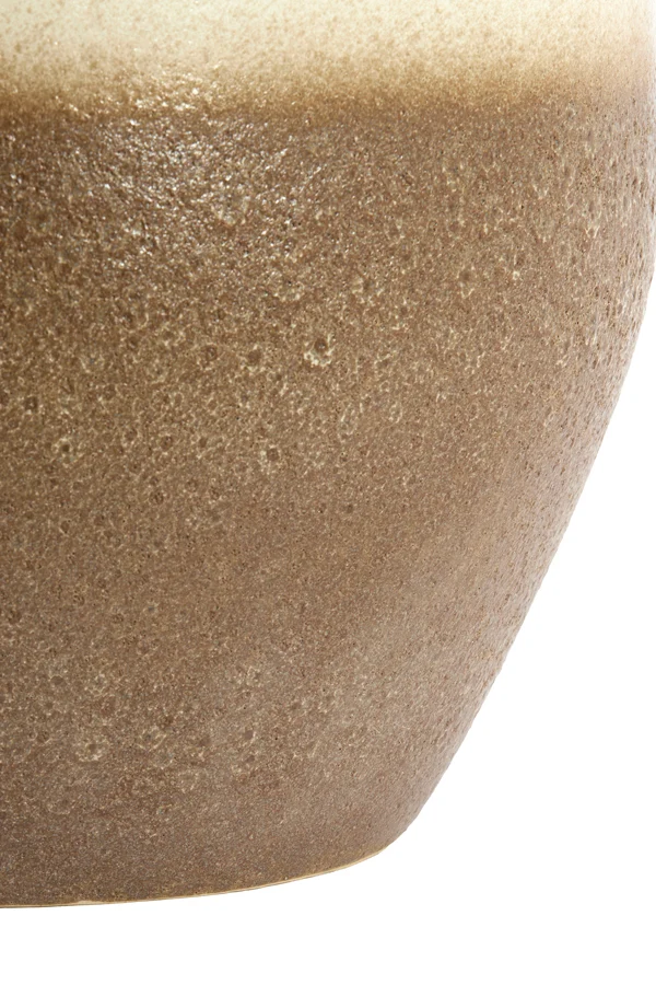 Vase deco 47,5x65 cm ISAURA ceramics cream+brown