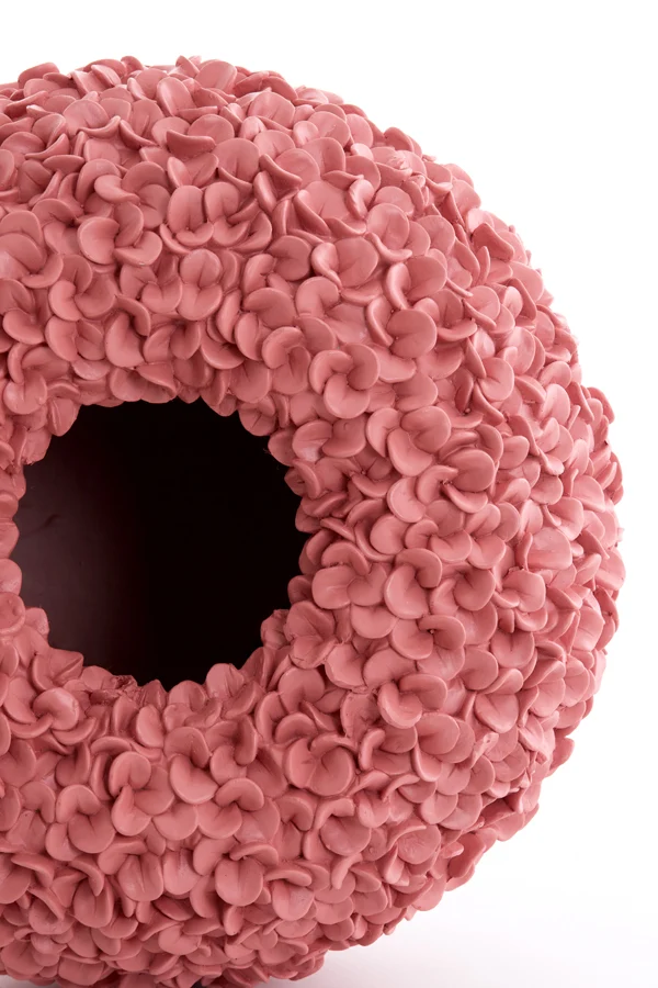 Vase deco 47,5x30 cm PHYLIA coral