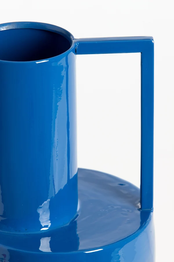 Vase deco 20x53 cm CERTALO shiny dark blue
