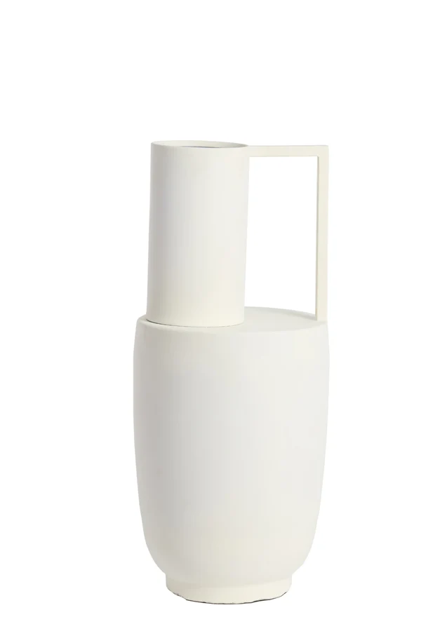 Vase deco 20x53 cm CERTALO cream