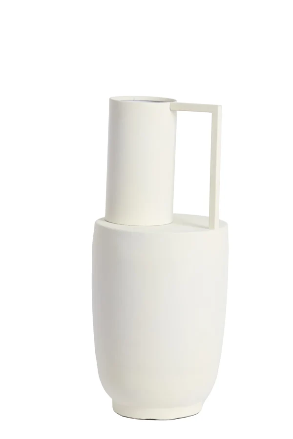 Vase deco 20x53 cm CERTALO cream